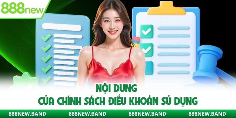 Nội dung của chính sách điều khoản sử dụng 888new