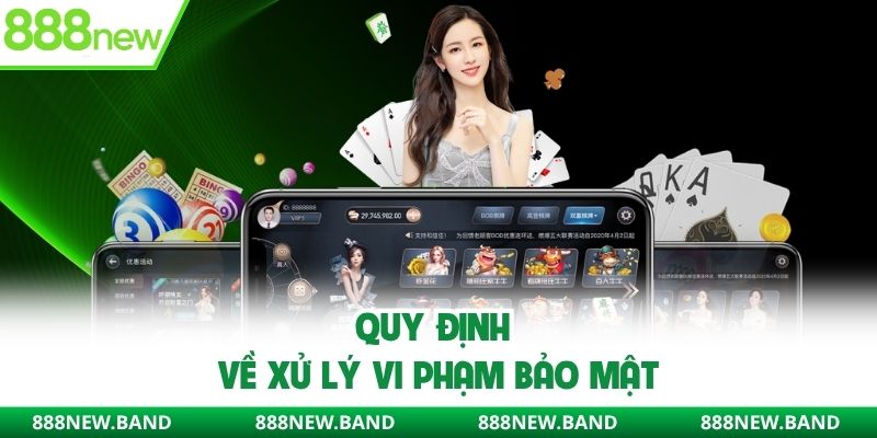 Quy định về xử lý vi phạm bảo mật